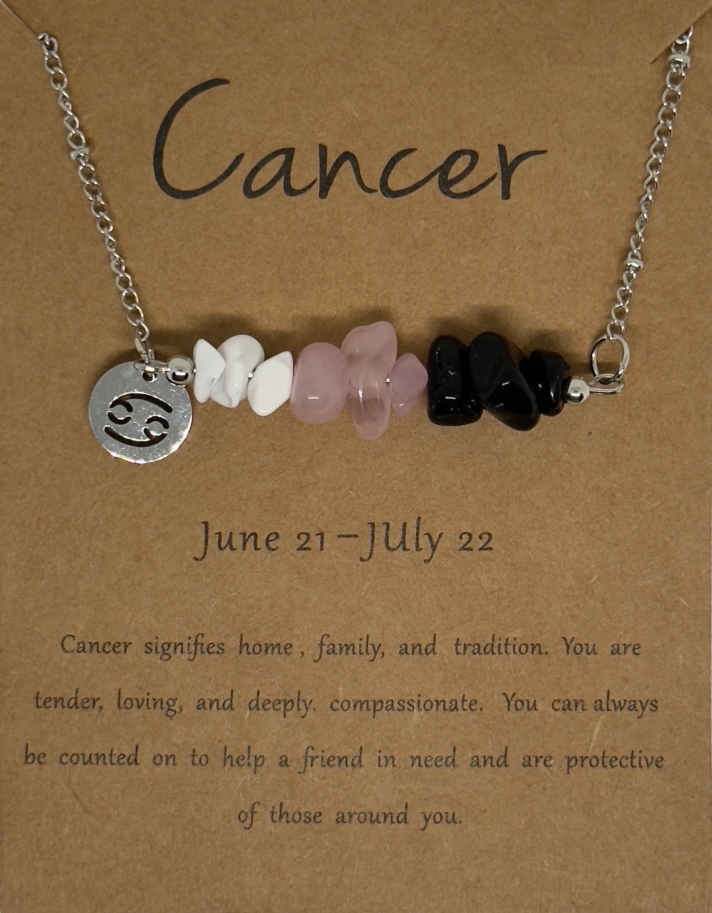 Cancer Law of Attraction Zodiac Necklace
