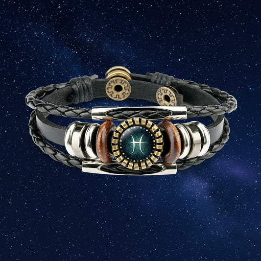 Pisces Law of Attraction Zodiac Bracelet - Aetheris
