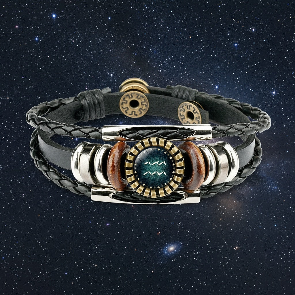 Aquarius Law of Attraction Zodiac Bracelet - Aetheris